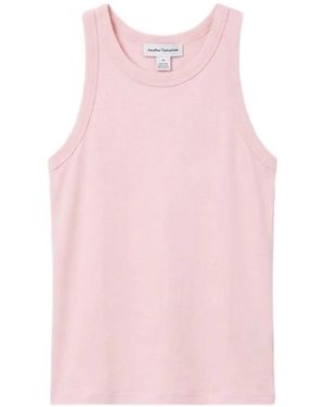 Another Tomorrow Racerback Tank Top - Pink
