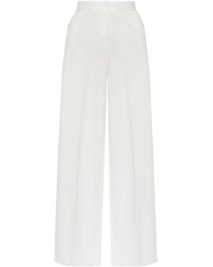 Max Mara Ponte Wide-Leg Pants - White