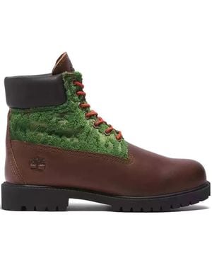 Timberland Heritage Pioneers 6-Inch Waterproof Full-Grain" Boots - Brown