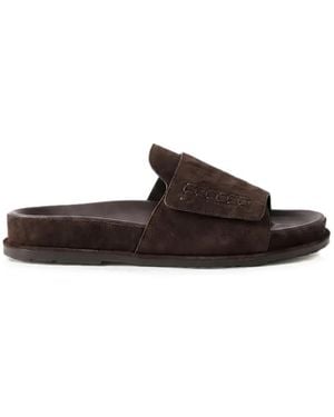 Jacquemus Sandales À Entaille Penny Et Surpiqûres - Brown