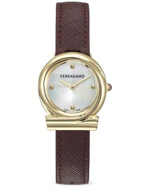 Ferragamo Gancini Twisted Armbanduhr 28Mm - Weiß