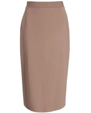 BOSS Falda Midi - Neutro