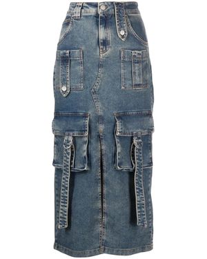 Blumarine Denim Rok - Blauw