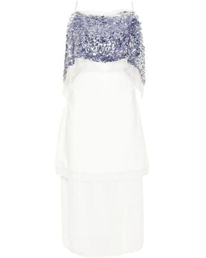 Proenza Schouler Zaha Layered Midi Dress - White