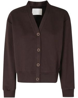 Woc Winona Cardigan Mit V-Ausschnitt - Braun