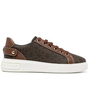 Bally Sneakers Mit Einsätzen - Braun