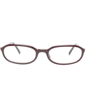 Chimi Edith Brille Mit Ovalem Gestell - Mettallic