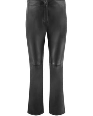 Max Mara Hose Aus Faux-Leder - Grau