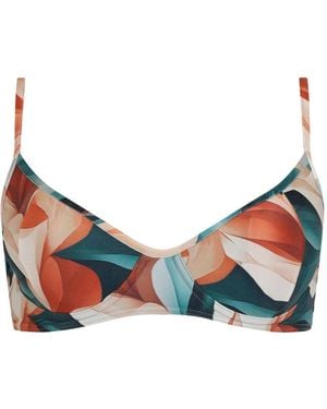 Lygia & Nanny Haut De Bikini Fiji Imprimé - Bleu