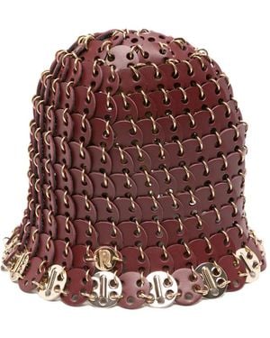 Rabanne Disc-Chain Bucket Hat - Red