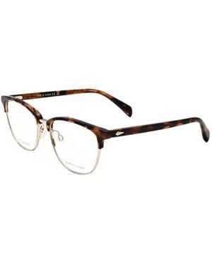 Rag & Bone Gafas Con Efecto De Carey - Blanco