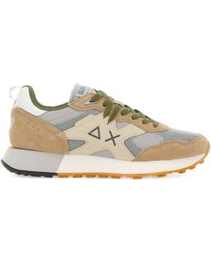 Sun 68 Leader Silhouette Hardloopschoenen - Naturel