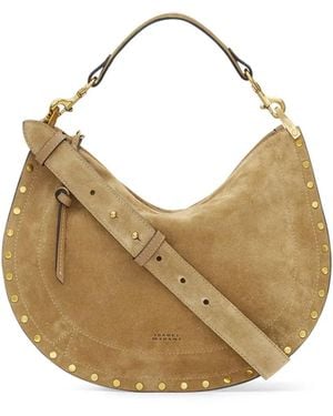 Isabel Marant Oskan Studded Cross Body Bag - White
