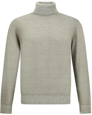 Cruciani Ribbed Turtleneck Sweater - グレー