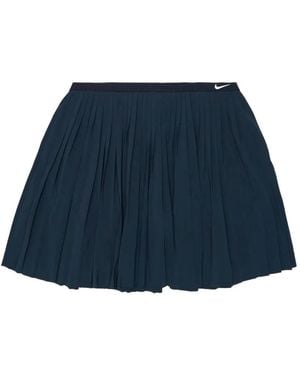 Nike Pleated A-Line Mini Skirt - Blue
