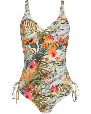 Lygia & Nanny Bruma Tankini Mit Tropischem Print - Rot