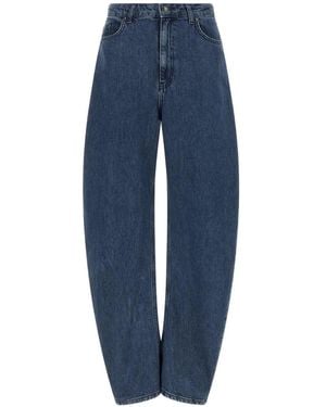 ROTATE BIRGER CHRISTENSEN Vaqueros Palazzo Draped Barrel - Azul