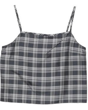 Theory Bind Strap Top - Grey