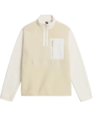 The North Face Yumiori 1/4 Zip Fleece Jacket - White