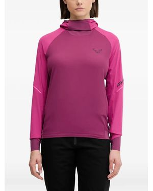 Dynafit Alpine long-sleeve thermal hoodie - Rosa