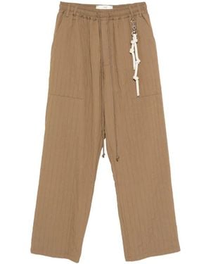 Song For The Mute Drawstring Trousers - Natural
