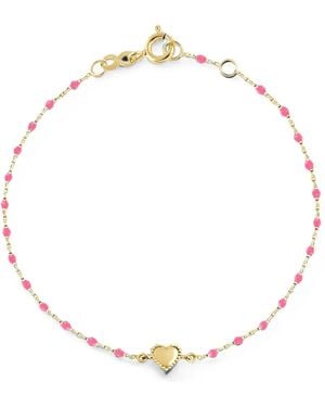Gigi Clozeau Mini Lucky Heart Bracelet - Metallic
