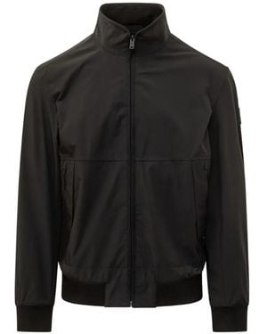 BOSS Olik Water-Repelent Softshell Jacket - Black