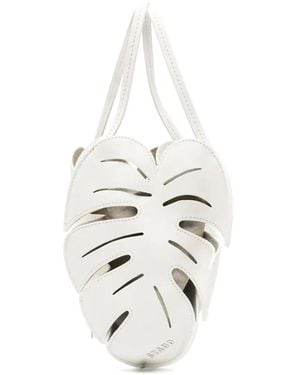 STAUD Borsa Tote Palm - Bianco