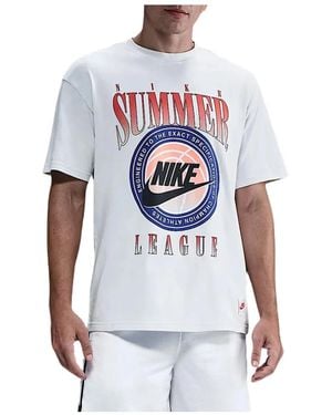 Nike Max90 T-Shirt mit Print - Weiß