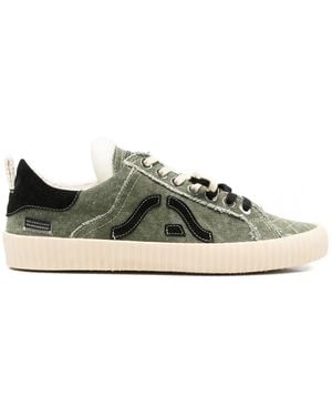Springa Zapatillas Wavy con parche del logo - Verde
