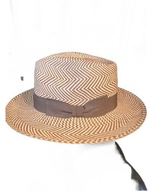 PALMARA HATS The Theater One Zig-Zag Straw Hat - Natural