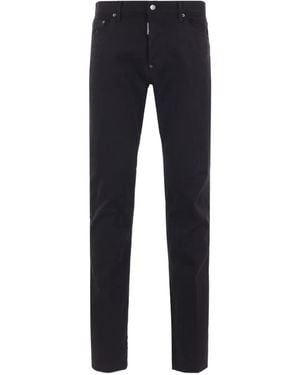 DSquared² Jeans mit Logo-Schild - Blau
