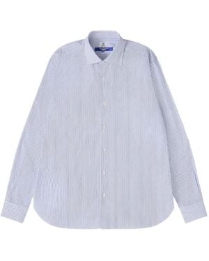 Junya Watanabe Stripe Dlong-Sleeved Shirt - White