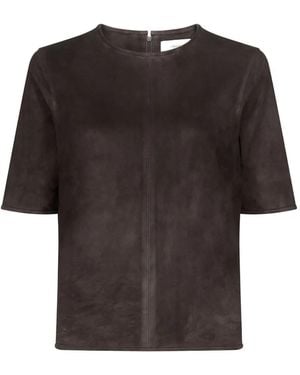 Loulou de Saison Zaida Short-Sleeve T-Shirt - Black