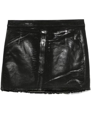 Rick Owens Mini-Rok - Zwart