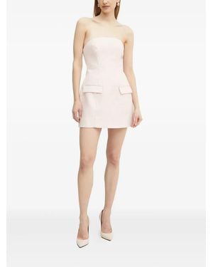Bardot Tweed-Texture Mini Dress - Natural