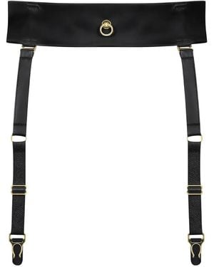 Maison Close Chambre Noire Garter Belt - Black