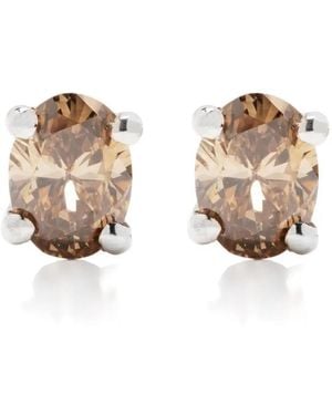 Wouters & Hendrix 18Kt Diamond Stud Earrings - Natural