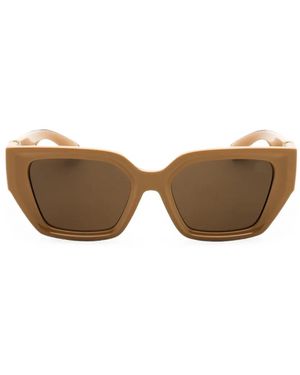 Burberry Rectangle-Frame Sunglasses - Brown