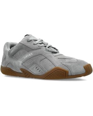 Versace Galaxia Suede Trainers - Grey