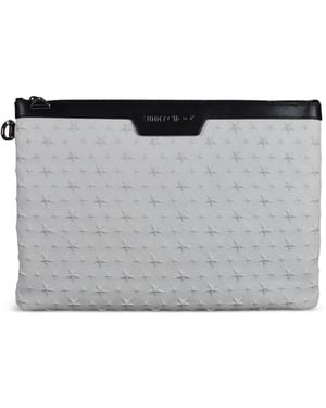 Jimmy Choo Studs Derek Clutch Bag - Grey