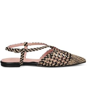 Pretty Ballerinas Ella Slingback Ballet Flats - White
