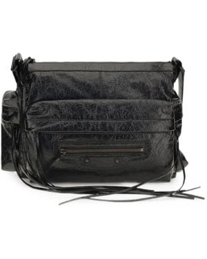 Balenciaga Borsa A Spalla Le City Media - Nero