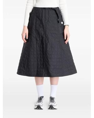 The North Face Face Quilted Volume Midi Skirt - Blue