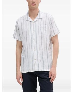 Barbour Striped Revere Shirt - White