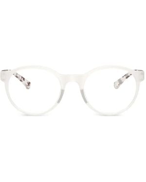 Oakley Spindrift Round-Frame Glasses - White