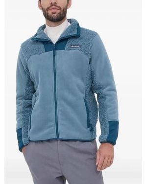 Columbia Jersey con cremallera - Azul