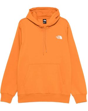 The North Face Logo-Detail Hoodie - Orange