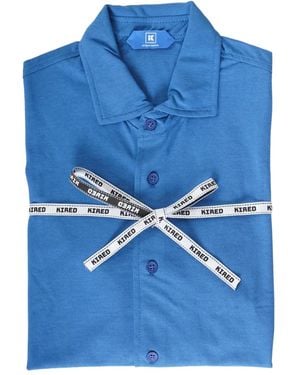Kiton Long-Sleeved Buttoned Shirts (Pack Of Three) - Blue