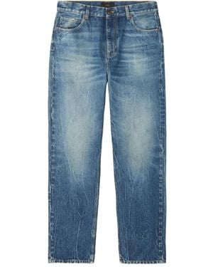 Alanui Pacific Roads Faded-Wash Regular Jeans - Blue